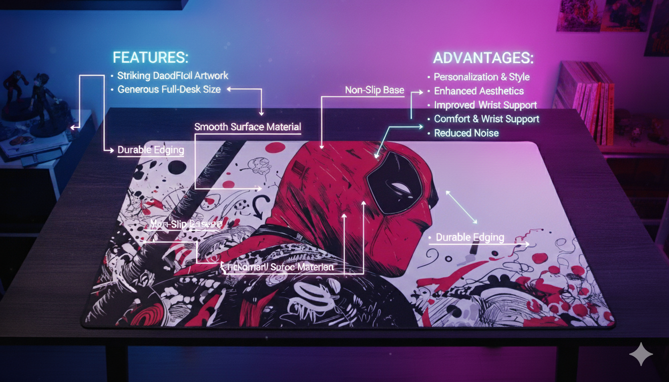 Deadpool Gaming Mat