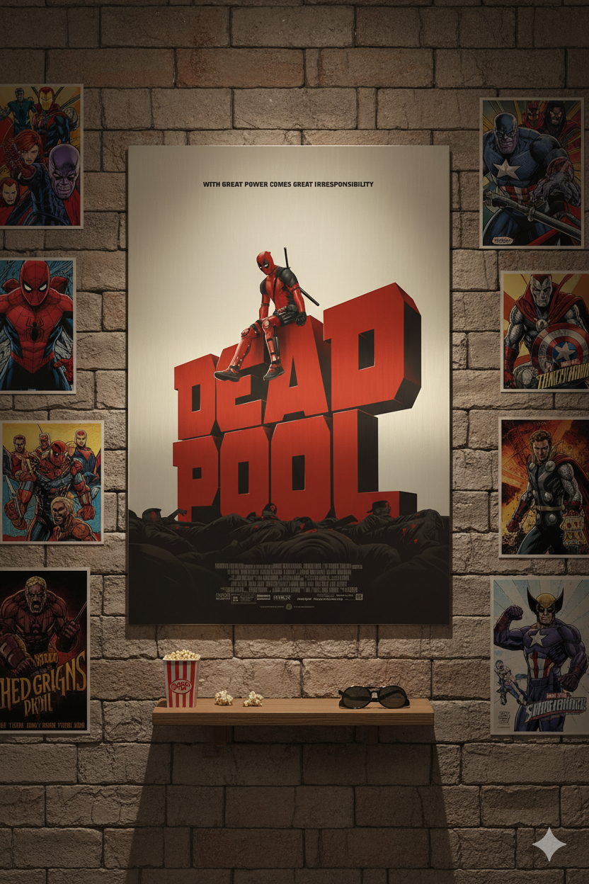 Deadpool Metal Poster