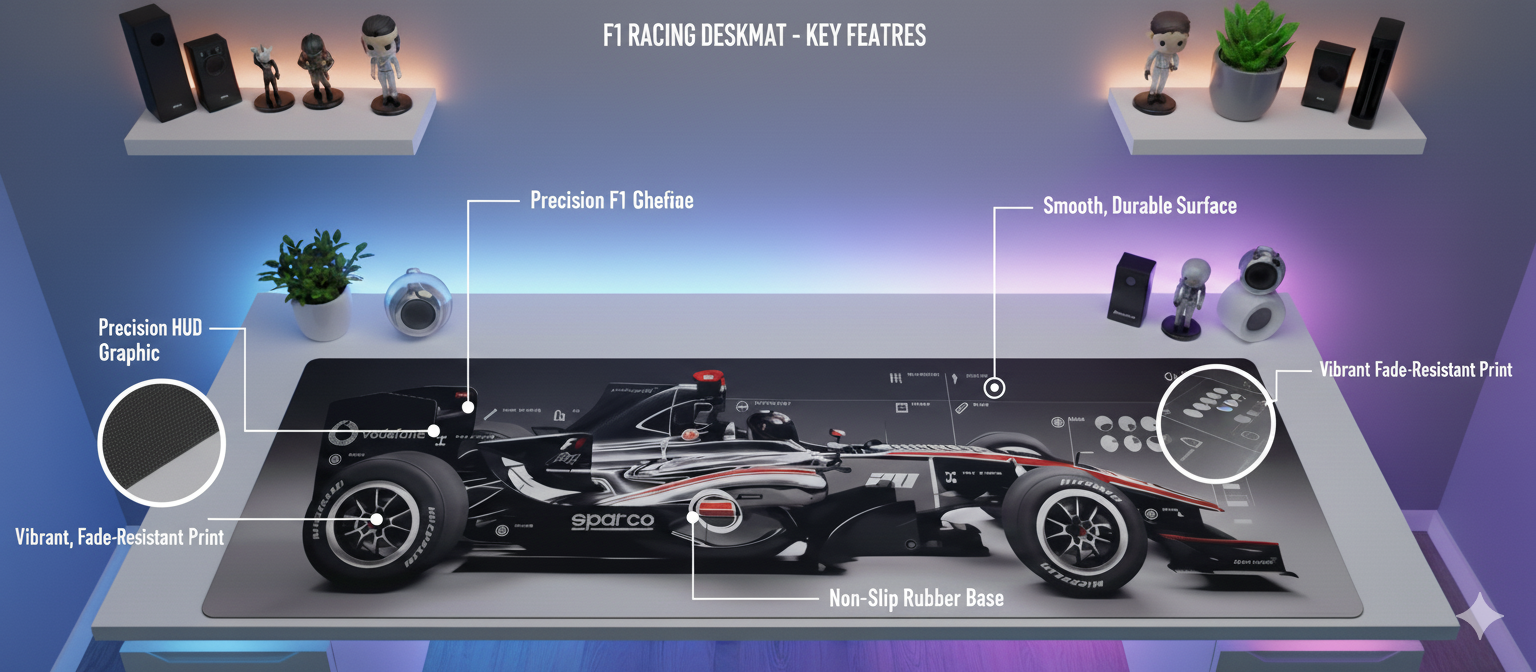 F1 Edition Gaming Mat