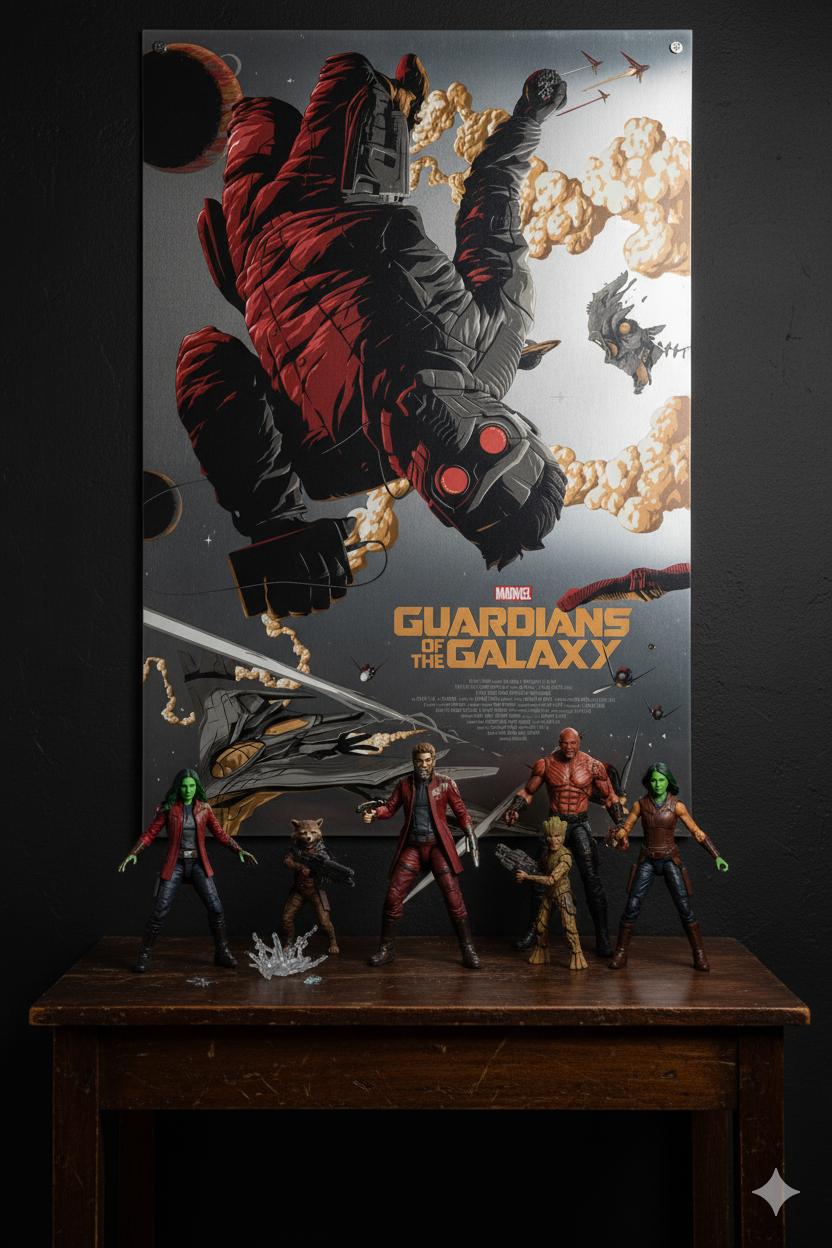 Guardians of the Galaxy Metal Poster