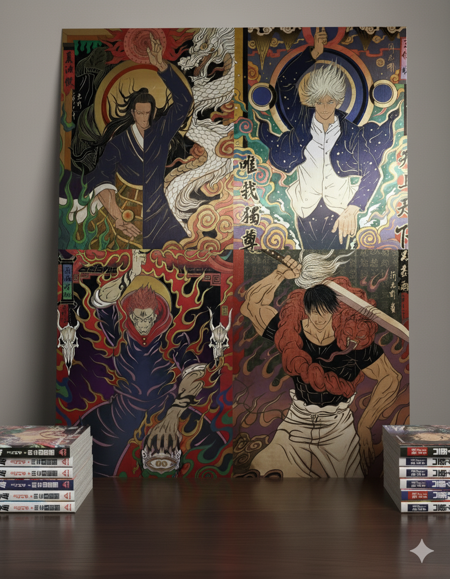 Jujutsu Kaisen Metal Poster